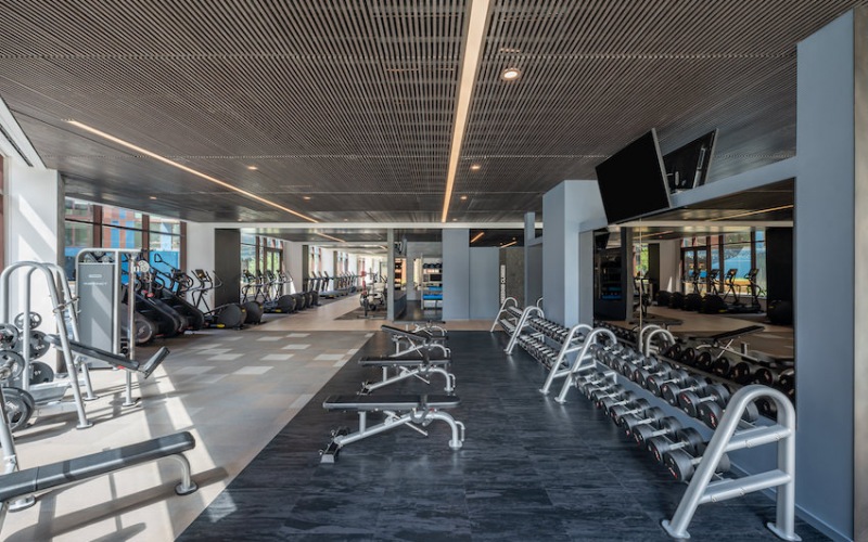 8,000 Square Foot Fitness Center