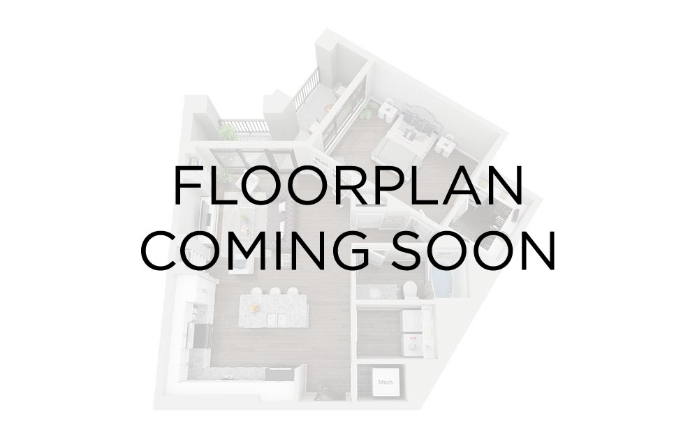B3 - 2 bedroom floor plans layout with 2 bathrooms and 1060 square feet
